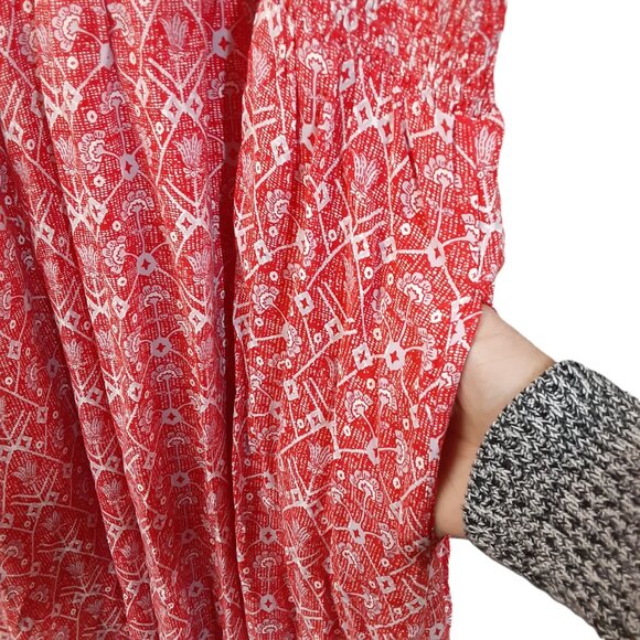 Destination 365 Woman's Maxi Dress Size 1X, Pockets, 100% Viscose, Pullover - Picture 10 of 10